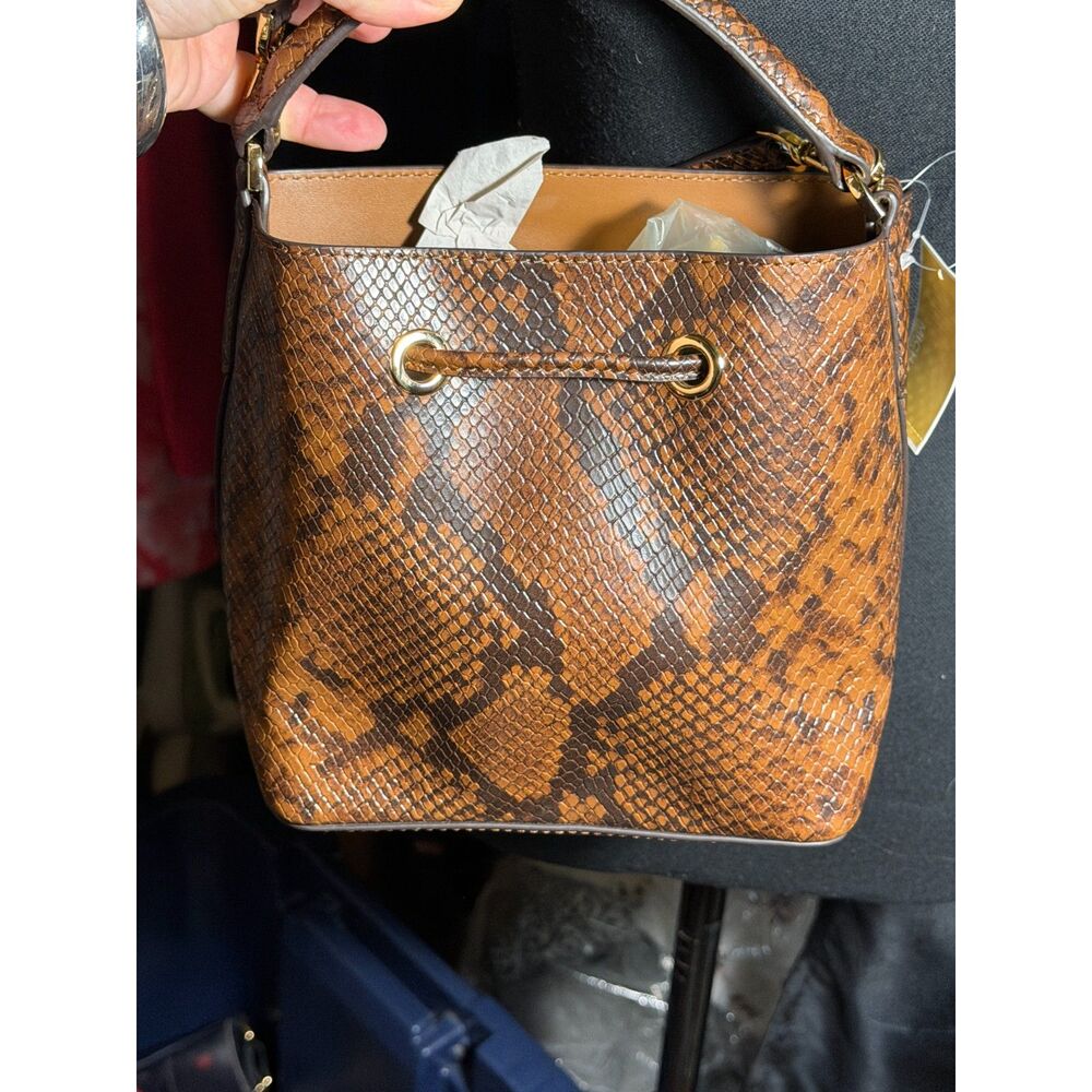 Michael Kors Python Embossed Crossbody - Picture 4 of 4